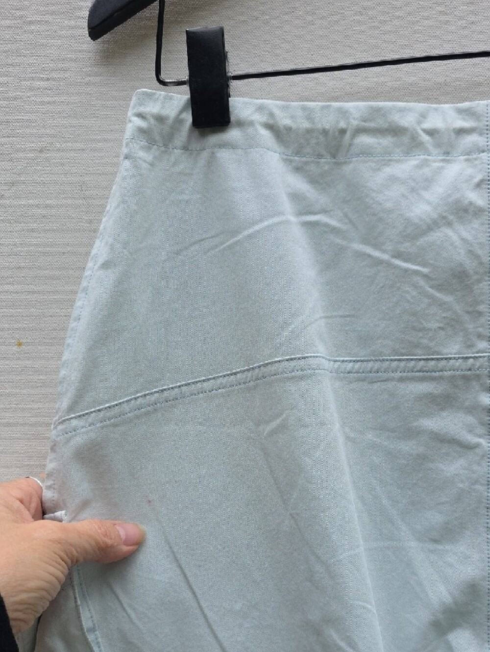 NEW $248 AGOLDE GENERVA CARGO PANTS IN PALE BLUE SIZE 27 - Picture 10 of 13